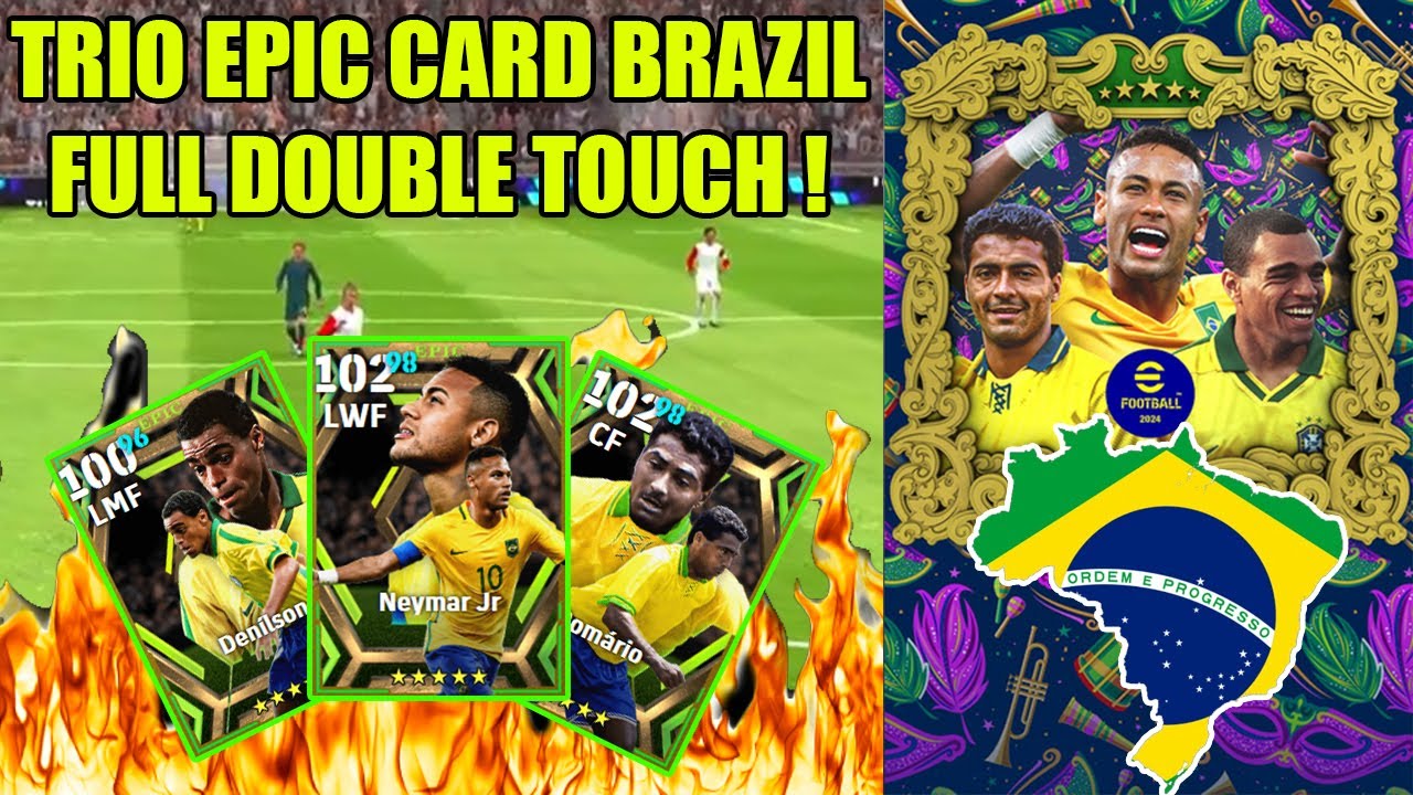 SAYA GUNA TRIO EPIC CARD TERBARU BRAZIL ! FT NEYMAR , ROMARIO & DENILSON ! FULL SPEED 101 !