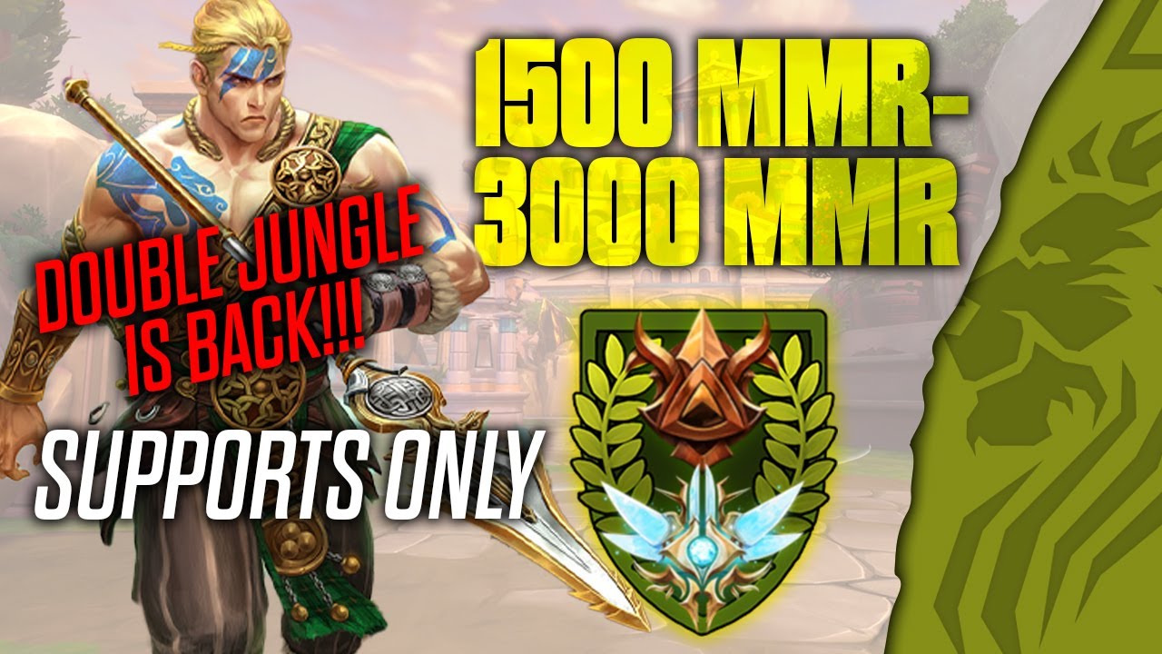 DOUBLE JUNGLE IS BACK! SUPPORT ONLY CLIMB TO GM SERIES CU CHULAINN SMITE