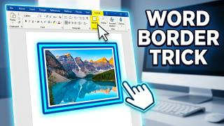 Add Border to Picture in Microsoft Word Image Formatting Beginner Tutorial