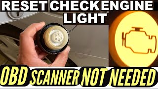 How To Remove Check Engine Light without OBD Scanner | Honda Accord Update