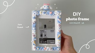 DIY clay cinnamoroll photo frame 🎀 (using ONLY light air dry clay!) screenshot 2