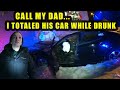 Bodycam DUI Arrest -  21 Year-Old Totals Daddy's Car While Driving Drunk & Gets Arrested
