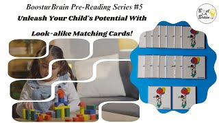 Unleash Your Child's Potential with Look alike Matching Cards! | BoosturBrain Pre Reading Series #5