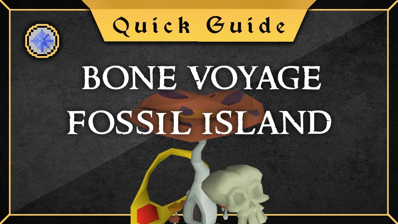 Bone Voyage quest guide + fossil island teleport + mycelium transportation + museum camp rebuild