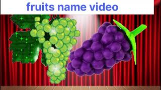fruits name video, fruits video,kids educational video, kids song,kid rhyme