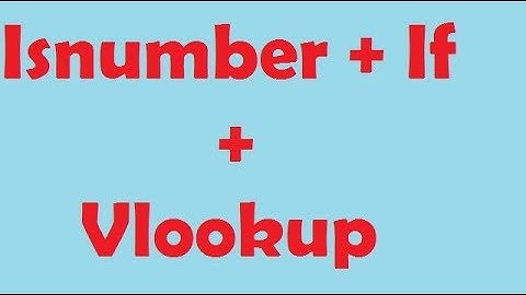 Isnumber Formula in hindi in Excel By My E-Lectures (Naresh Sangwan)