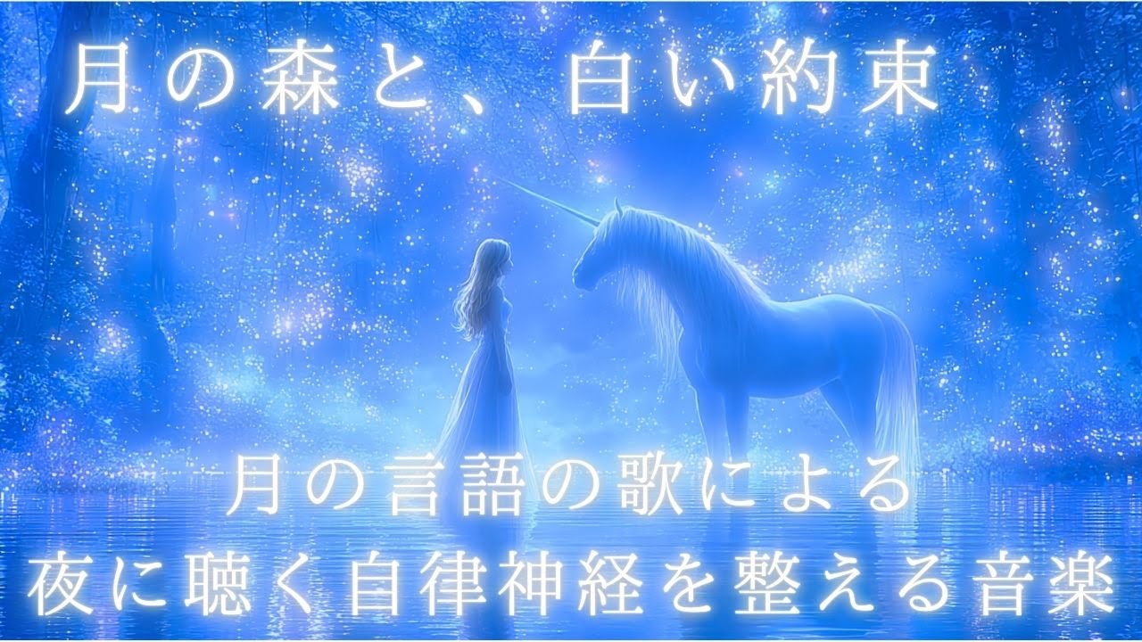 【幻想ケルト音楽　月の森と、白い約束 ⭐ 〜眠れない夜に寄り添う、月の森の癒しBGM〜【歌あり・癒しのBGM】