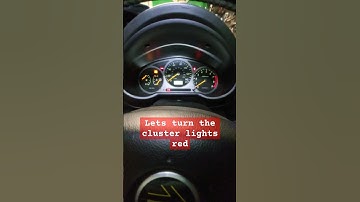cluster light change 02-07  #subaru #wrx #automobile #car