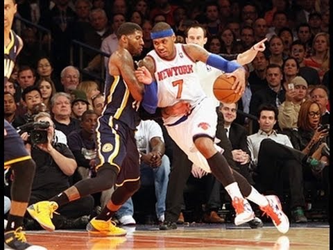 Paul George Outduels Carmelo Anthony at MSG