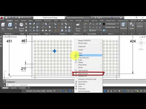 How to quickly select similar objects in AutoCAD