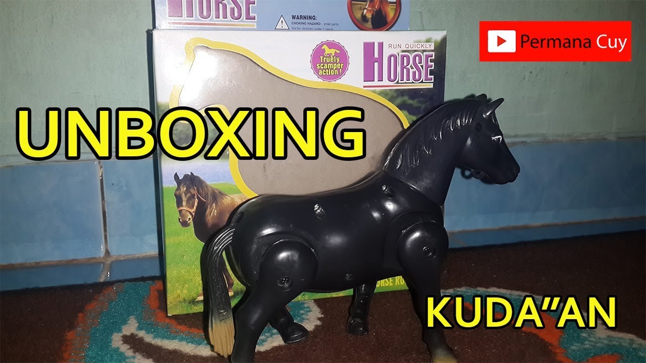 MAINAN ANAK KUDA KUDAAN KARET - JUMPING ANIMAL TOYS. 