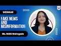 Fake News and Misinformation | Ms. Nidhi Wairagade | PCET's Pimpri Chinchwad University