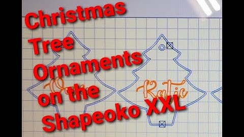 DIY Christmas Trees on the Shapeoko 3 XXL using Carbide Create