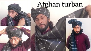 How to tie AFGHAN turban taliban Amamah || Amamah sharif tutorial | Majidshah