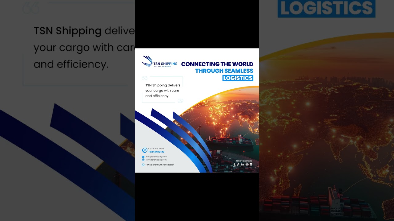 TSN Shipping: Connecting the world through seamless logistics!