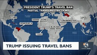 Trump issuing travel bans