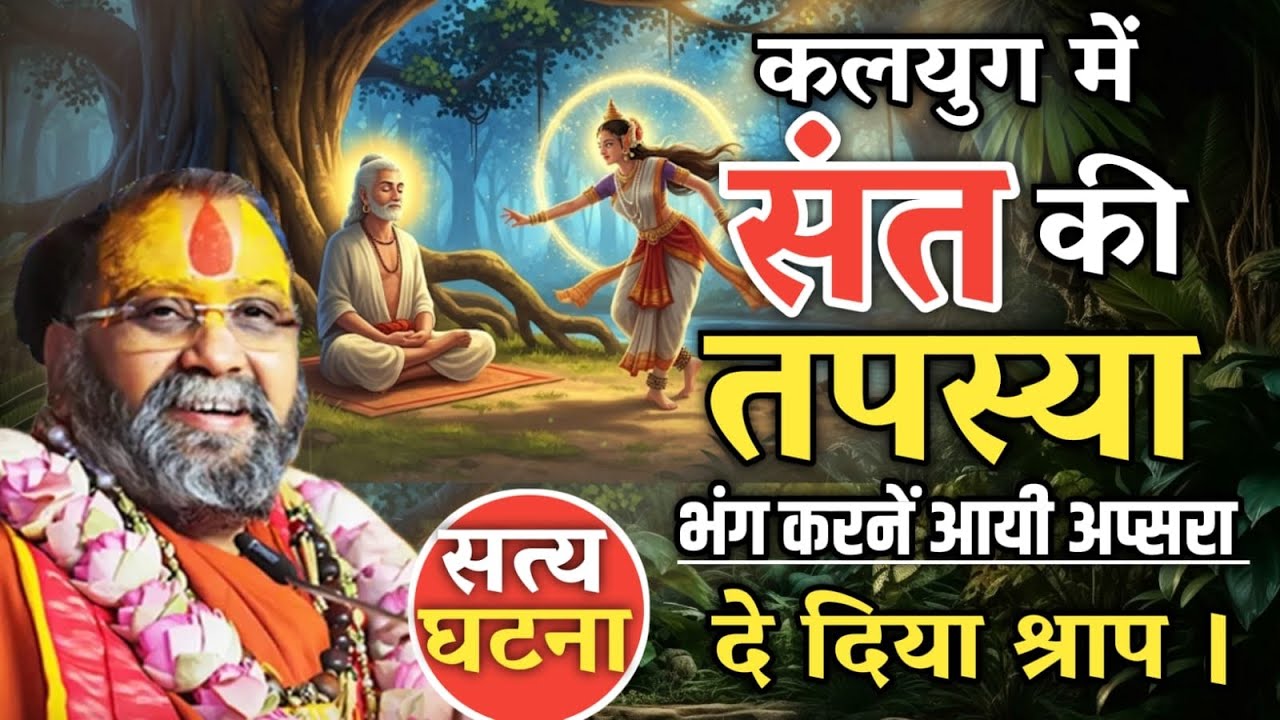 जब संत की तपस्या भंग करने आई अप्सरा | rajendra das ji maharaj