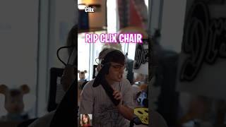 Clix Just Broke His Chair While Raging😭 #fortnite
