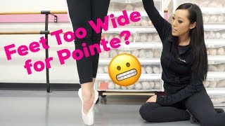 best pointe shoes for wide feet