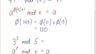 Eulers Theorem, Fermats Theorem and Discrete Logarithms (CSS322, L11, Y14)