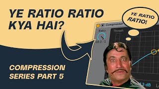 [HINDI] What does RATIO mean in a Compressor | Ableton Live Tutorial