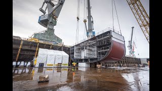 Keel laying of Spirit of Tasmania car and passenger ferry