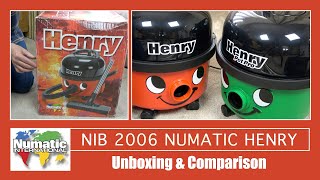 Factory Sealed Numatic Henry From 2006 Meets a 2021 Henry Pet Pro