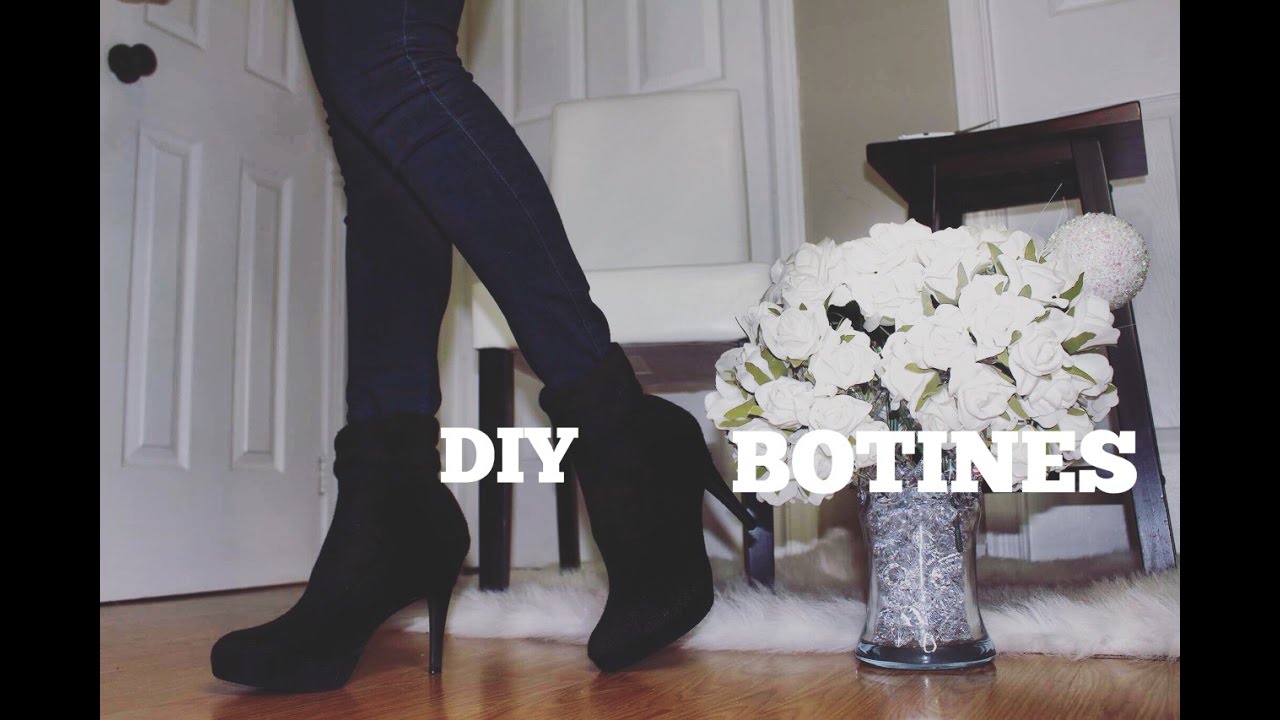 DIY BOTINES CON MEDIAS! Y ECONOMICO -