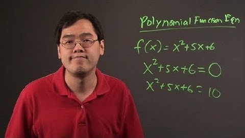 Definition of a Polynomial Function Equation : Math Definitions & More