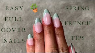 ♡ Adorable Spring Nails | Easiest Press-On/Full Cover Tip Method! ♡