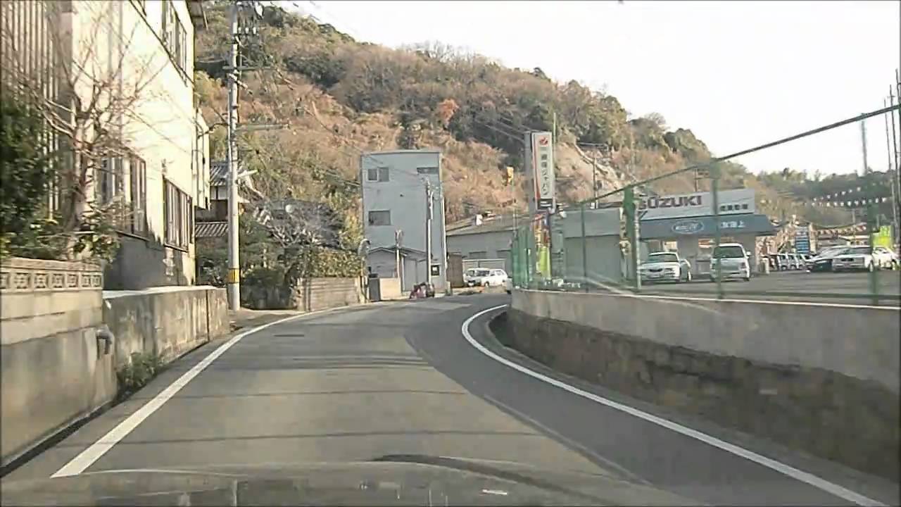 呉市休山の周囲を一周　2011.01.10(車載動画)