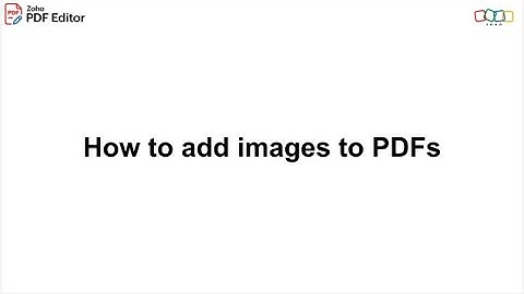 How to add images to PDFs