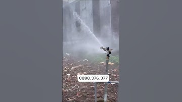 Bộ tưới phun mưa tự động với bơm 1.5hp và béc tưới AX22