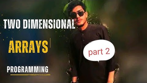 two dimensional array::2d arrays in c++ part 2||c Plus Plus full course Urdu/Hindi