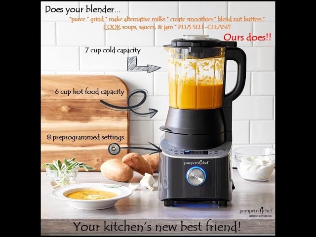 Pampered Chef Deluxe Cooking Blender