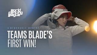 Maia Chamberlain Picks Up Team Blade's First Win! | World Fencing League Debut | Los Angeles 2026