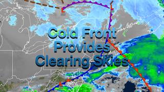 Cold Front Provides Clearing Skies