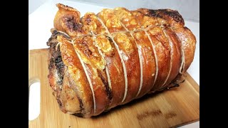 Porchetta fatta in casa - tutorial passo per passo con dosi, procedimento e tempi di cottura