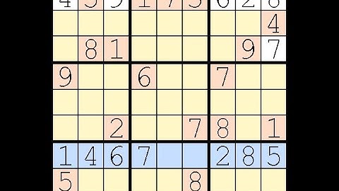How to Solve Washington Times Sudoku Difficult May 25, 2023