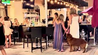Downtown Boca Raton on a Saturday Night.