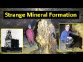 Strange mineral formation in an abandoned Cornish mine.