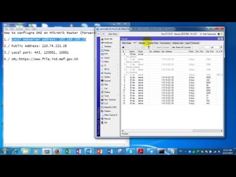 Mikrotik Port Forwarding - DMZ On Mikrotik Router - How To Configure Port Forwarding On Mikrotik