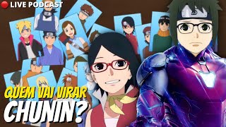 REVELADAS LUTAS DO EXAME CHUNIN Papo Boruto | Live Podcast