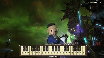 【FF14】Equilibrium 女神 楽器演奏 bard perform solo
