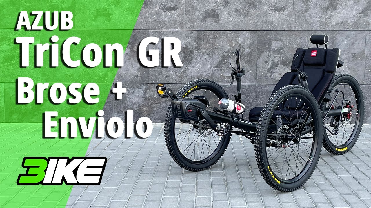 Trike AZUB TriCon GR equipado con Brose + Enviolo