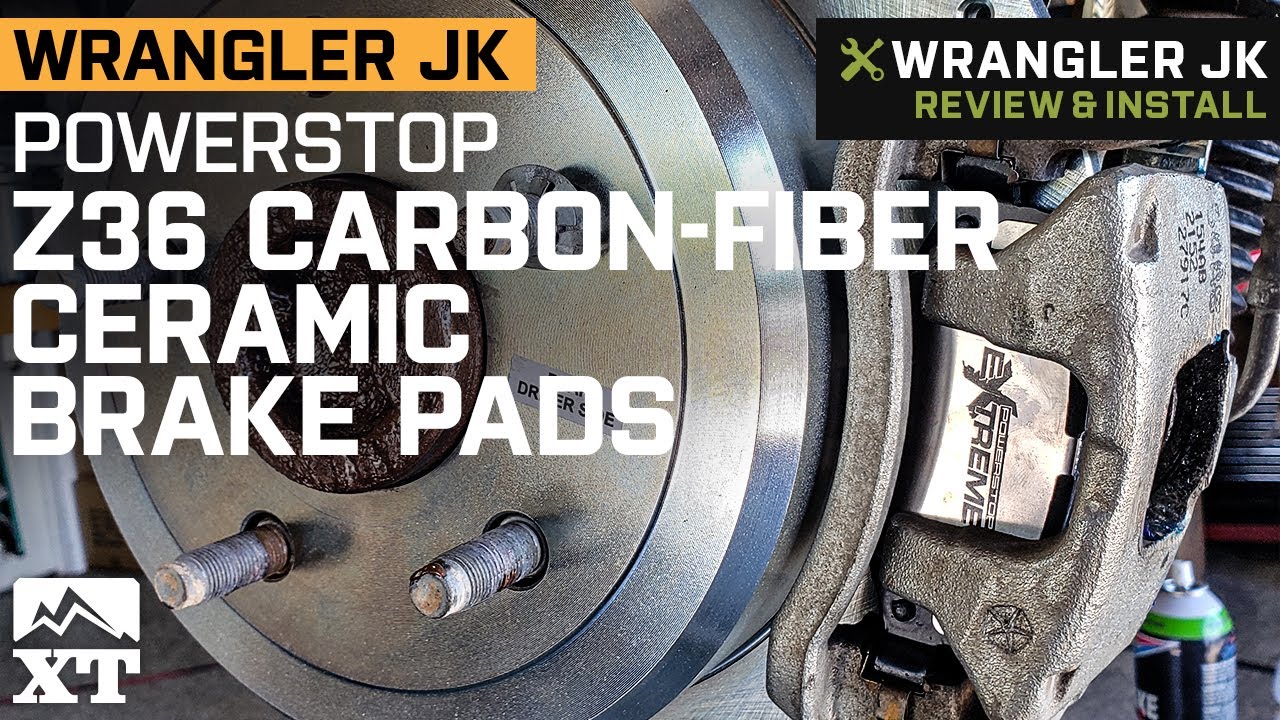 Powerstop Z36 カーボンセラミックブレーキパッド JLラングラー power-stop-jeep-wrangler-z36-