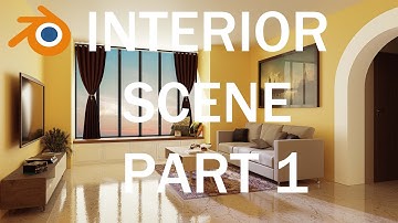 How to model House interior part1 Blender tutorial