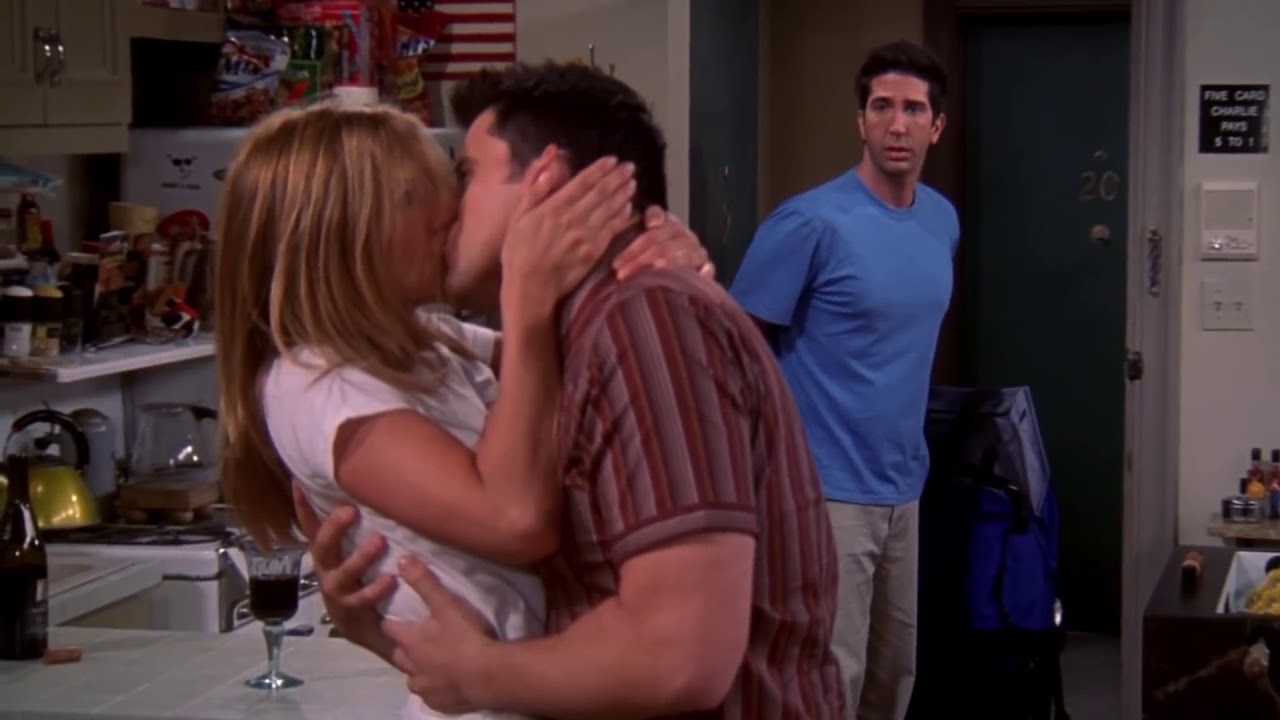 Friends Ross After Joey And Rachel Kiss Youtube