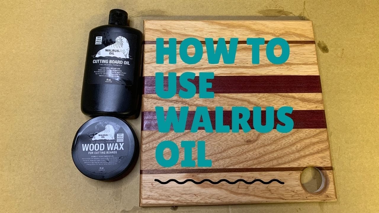 Walrus Oil Cutting Board Wood Wax 3oz