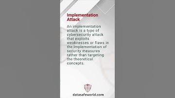 Implementation Attack, Cybersecurity Mini Dictionary #shorts